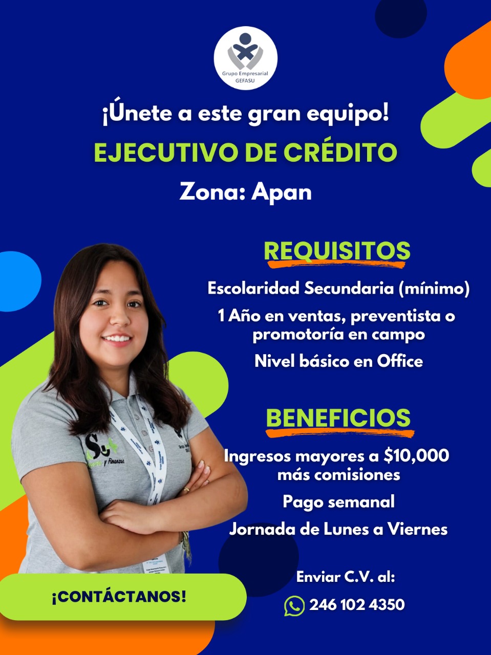 Vacante Ejecutivo de Crédito