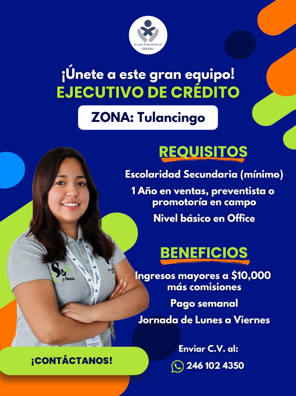 Vacante Ejecutivo de Crédito